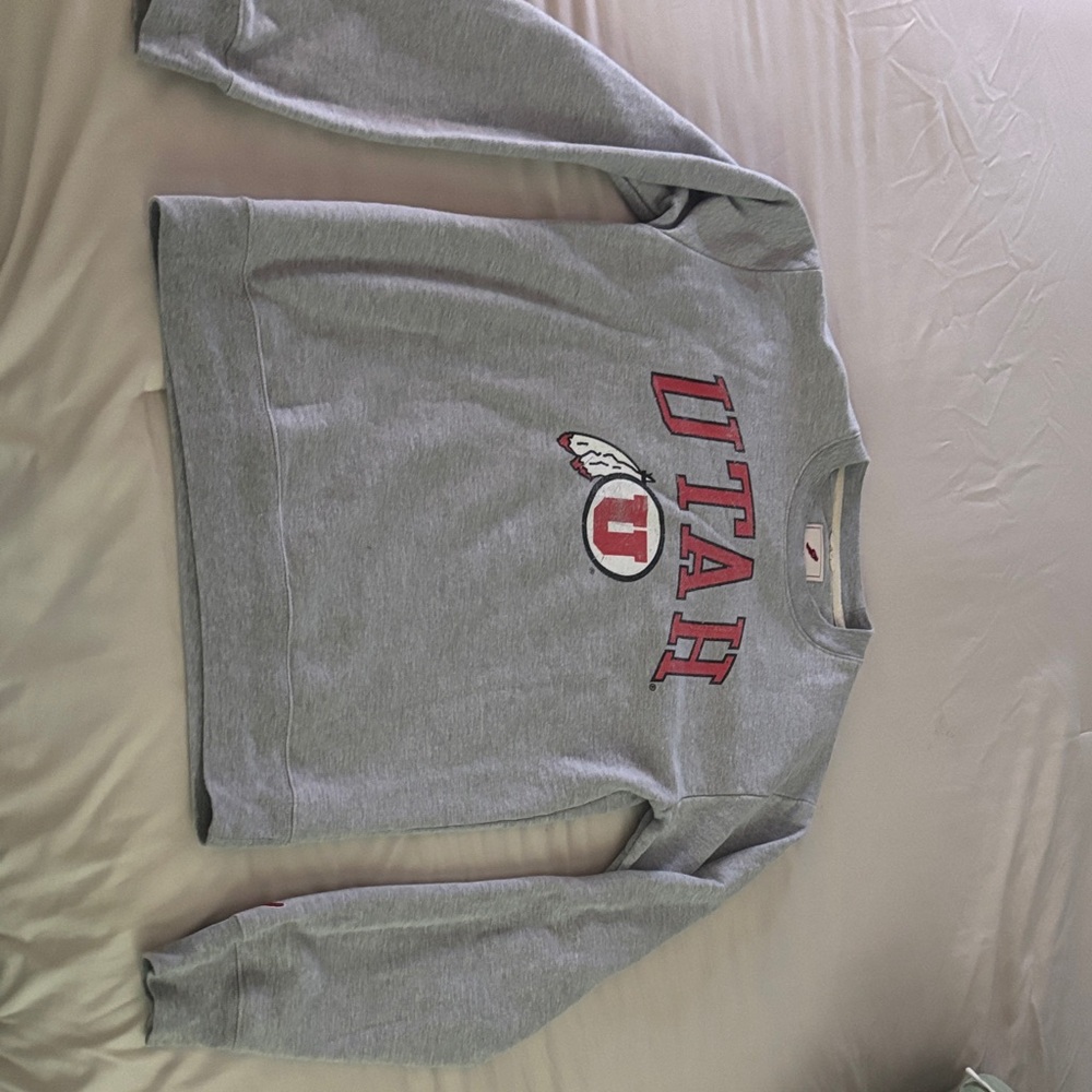 Gray Utah Men's Sweater